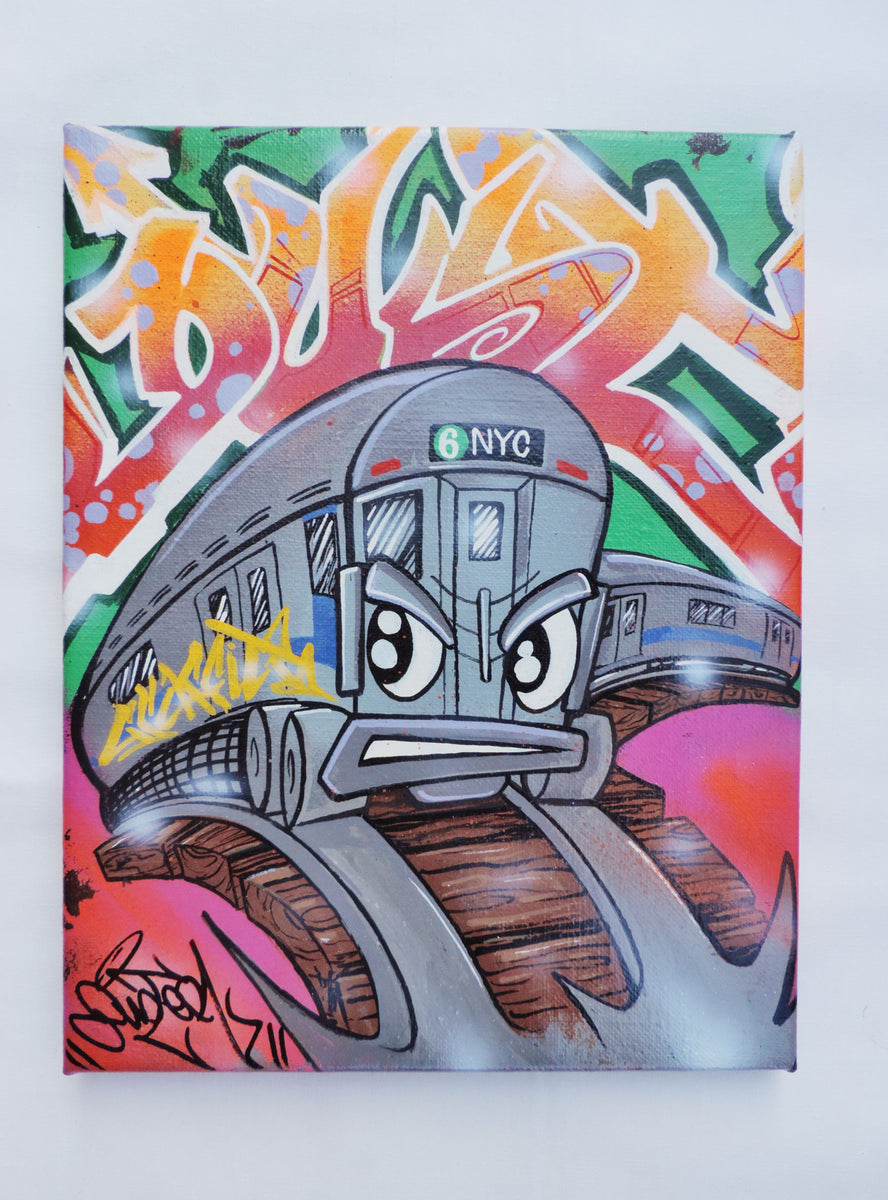 MTA NYC Subway Map - 035 - Artwork by Graffiti Legend Duster